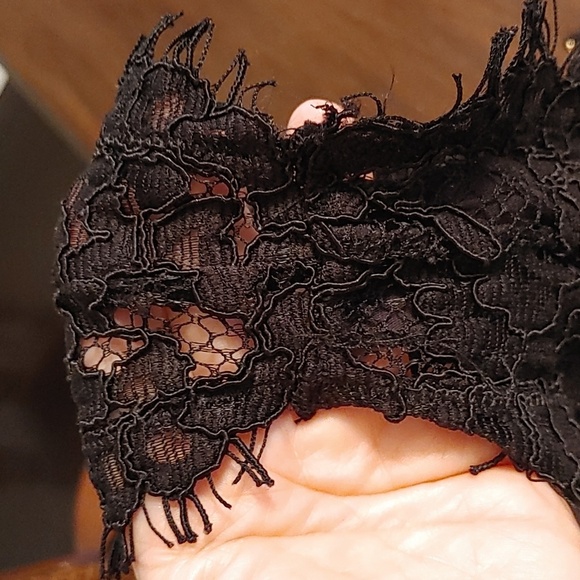 NWT Victoria Secret Bluebella Natalia Sheer Black Lace Thong Bodysuit - Picture 15 of 15